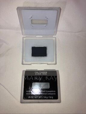 (2) New Coal Mary Kay. Mineral Eye Color Eyeshadow Refill for Magnetic Case